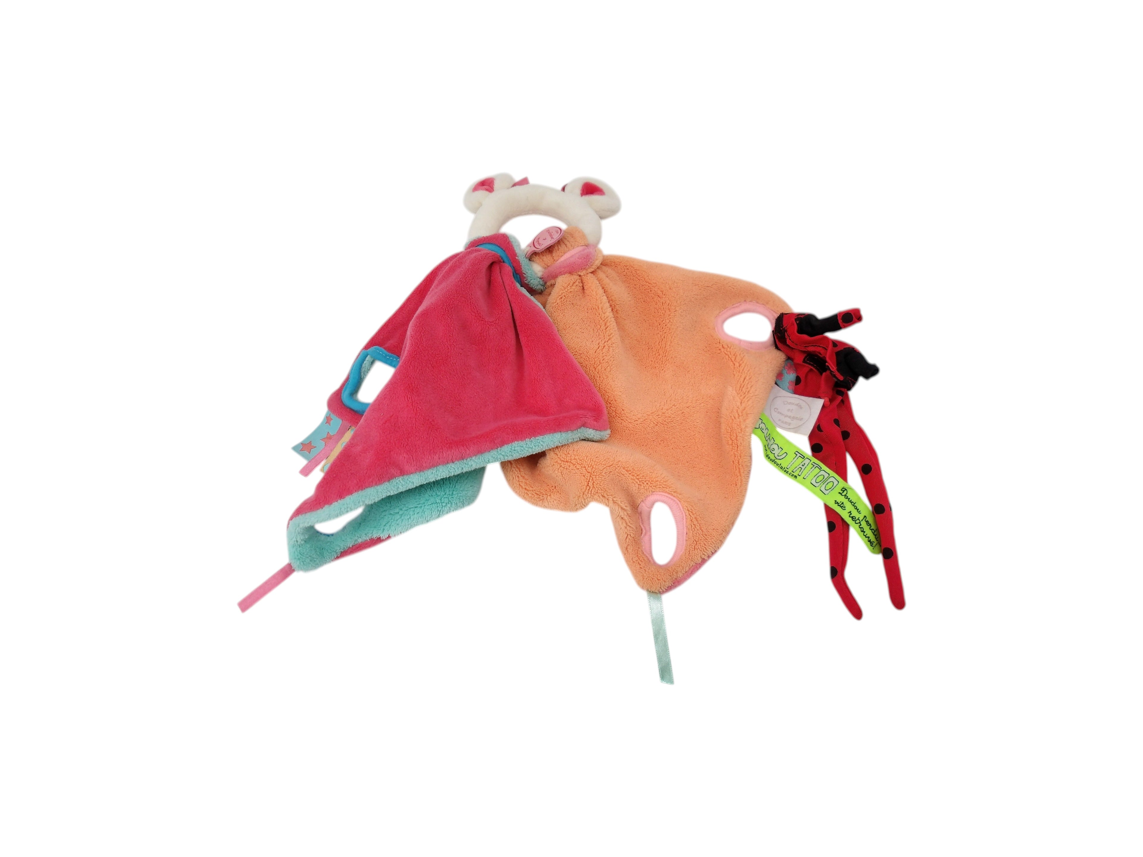 Doudou - Souris rose