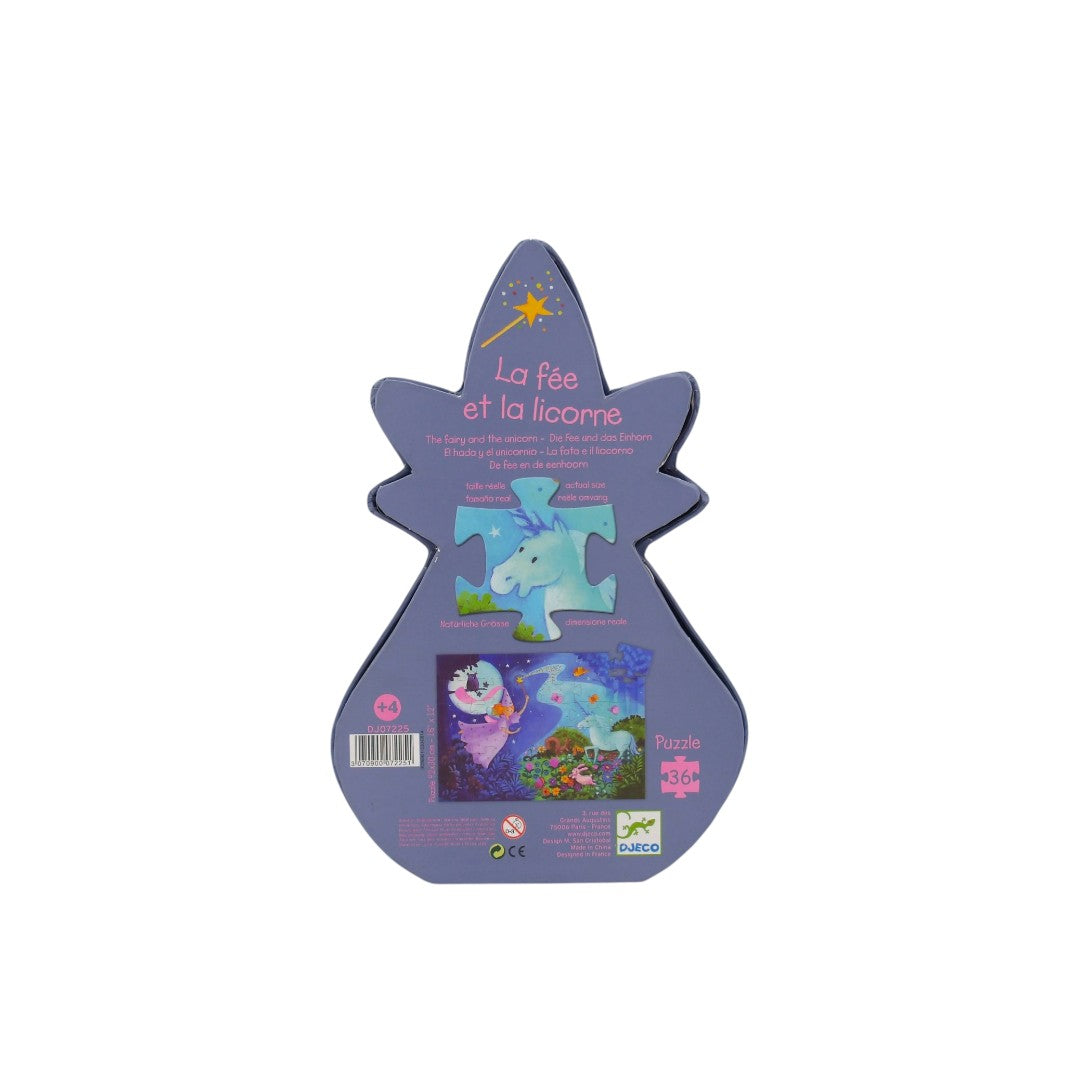 Puzzle - La fée et la licorne - 36 pièces