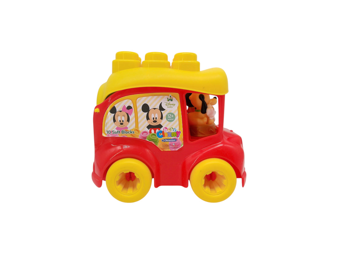 Baby Clemmy - Le bus Disney - 10 cubes souples