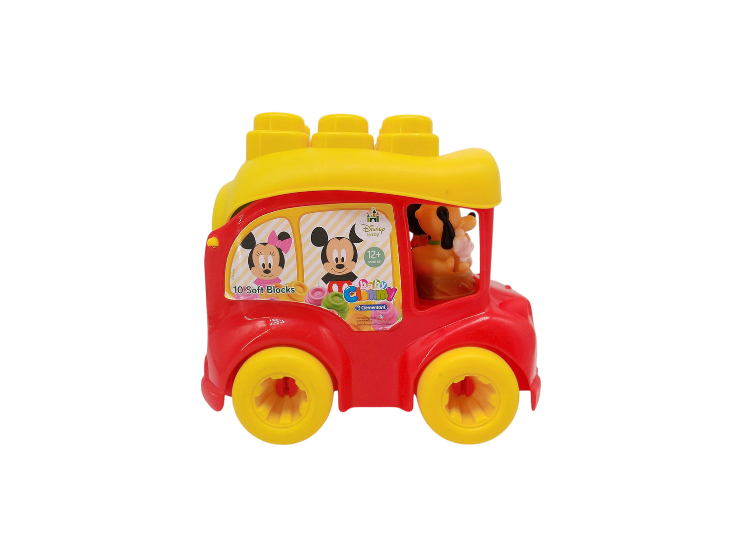 Baby Clemmy - Le bus Disney - 10 cubes souples