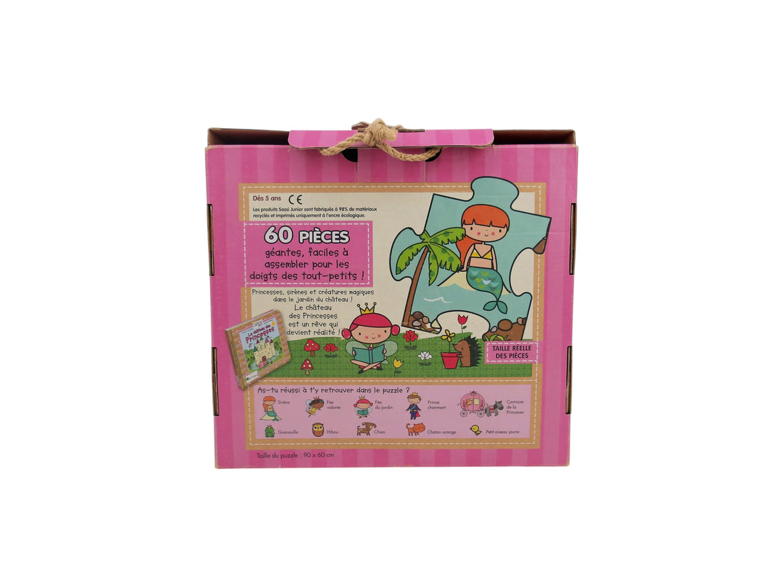 Puzzle Géant- 60 pièces - Le château des princesses 
