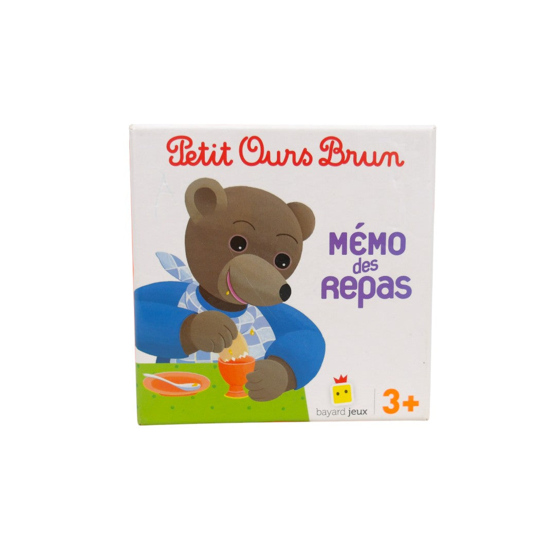 Petit Ours Brun - Mémo des repas