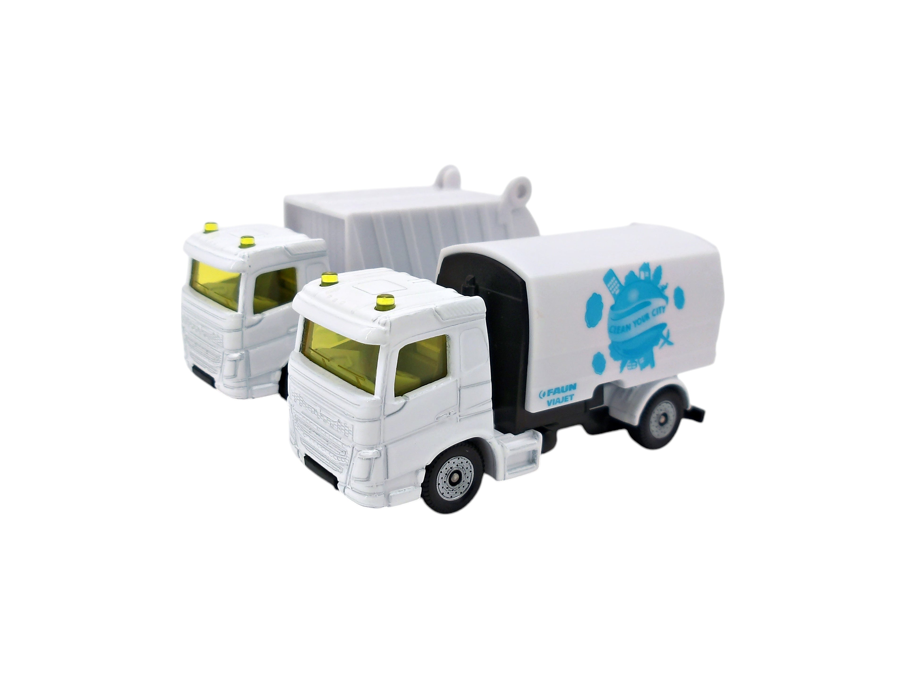 Camions de nettoyage et poubelle - x2