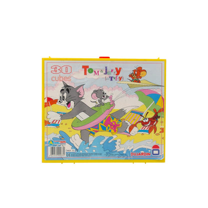 Valisette puzzles cubes - Tom &amp; Jerry - 30 Pièces - Édition 1991