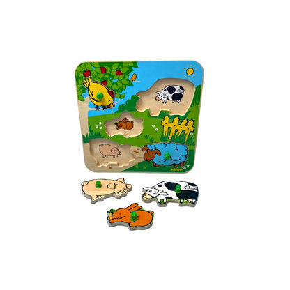 Puzzle encastrable - Animaux de la ferme