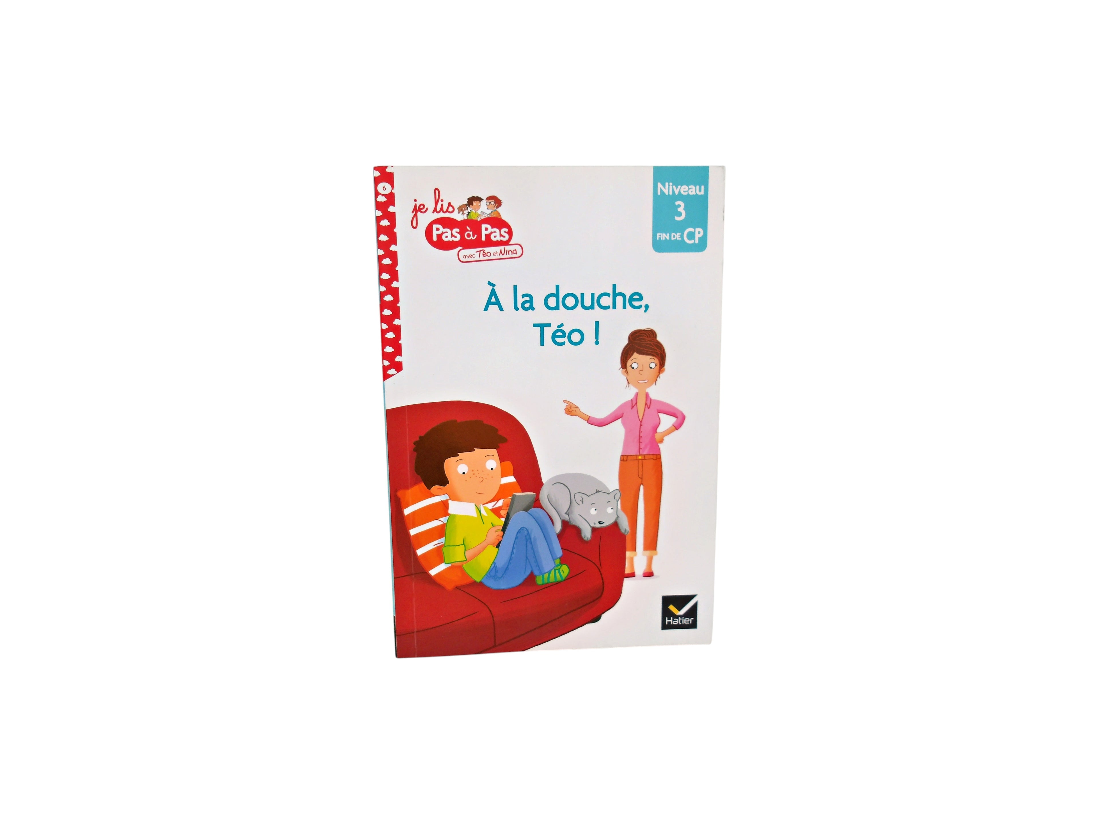 Je lis pas à pas - Théo et Nina - A la douche Téo ! - Fin de CP