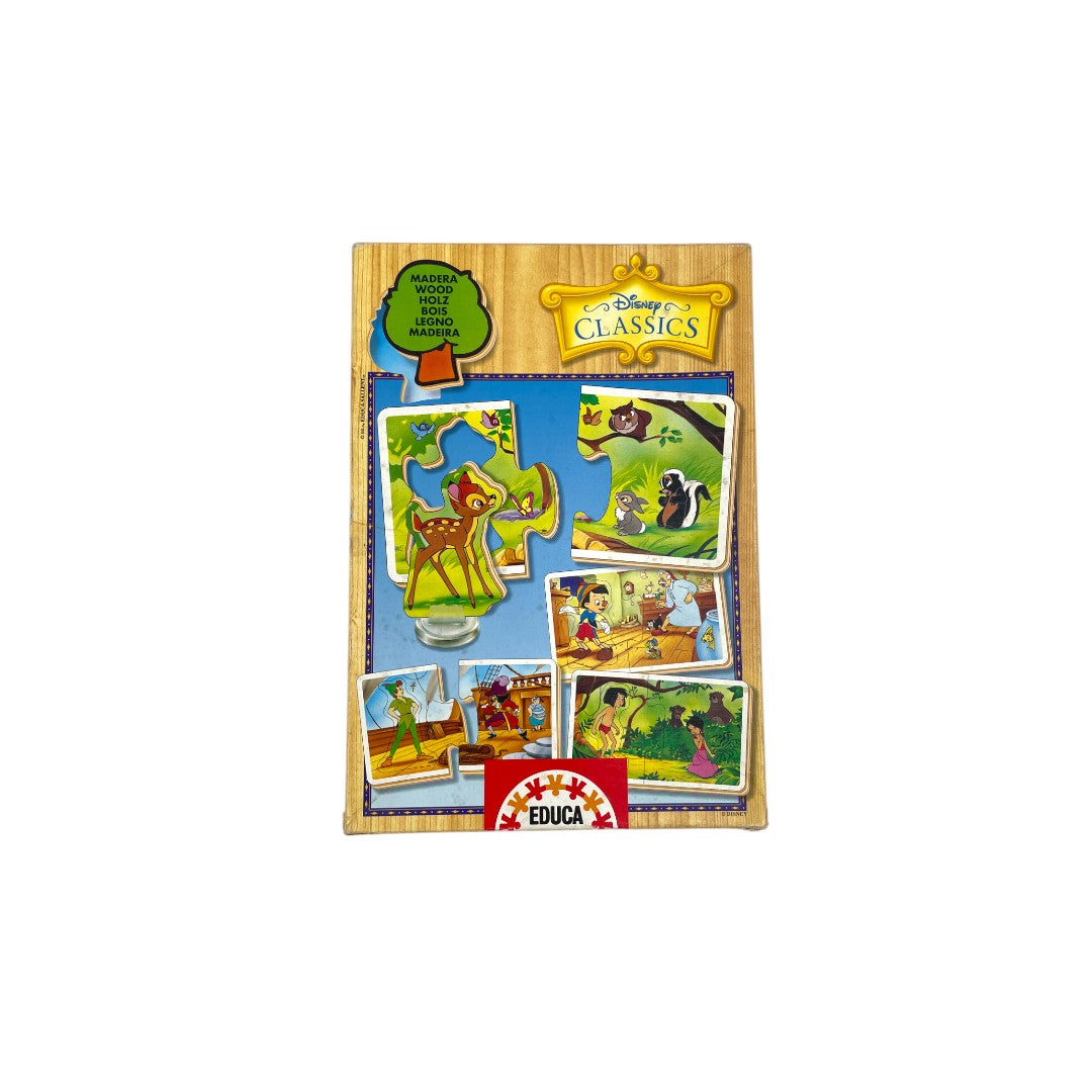 Puzzle bois - Disney Classics - 4x2 pièces