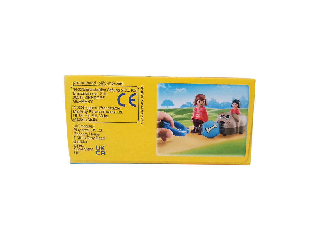 Playmobil 1.2.3 - Wagon chien - Set 70406