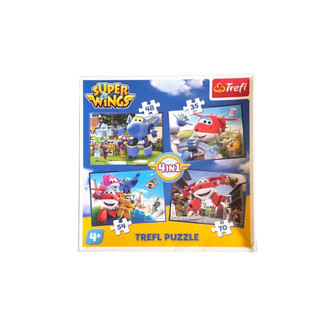 4 Puzzles progressifs - Super wings