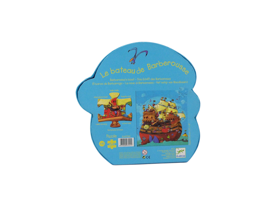 Puzzle - Le bateau de Barberousse - 54 pièces 