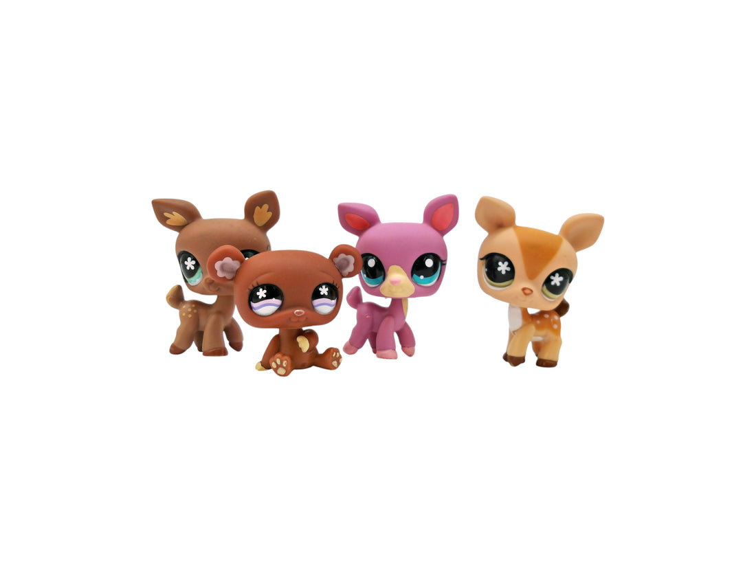 Figurines - Animaux de la forêt - Little Pet Shop - x4
