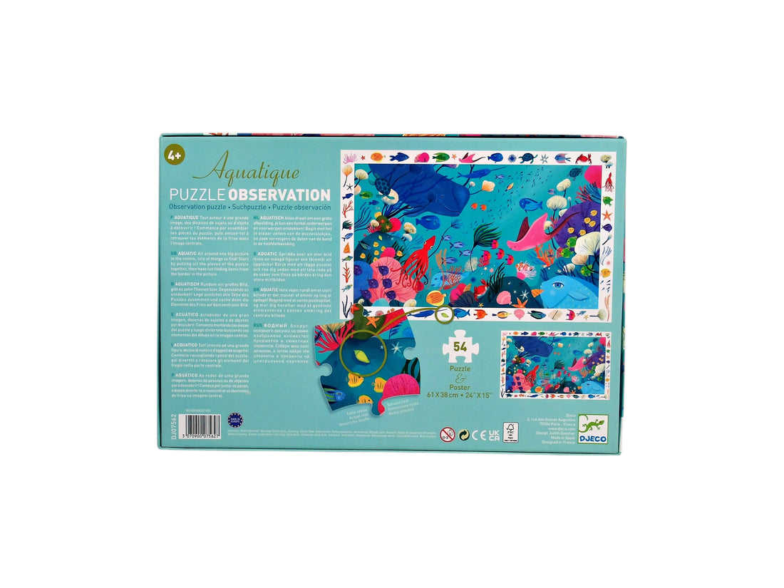 Puzzle observation - Aquatique - 54 pièces
