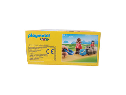 Playmobil 1.2.3 - Wagon chien - Set 70406