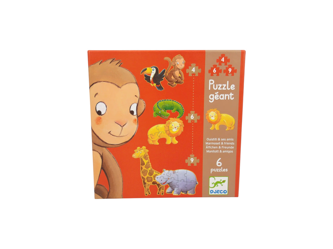 Puzzle géant Ouistiti &amp; ses amis - x 6