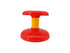 Tabouret rond  - Rouge et jaune