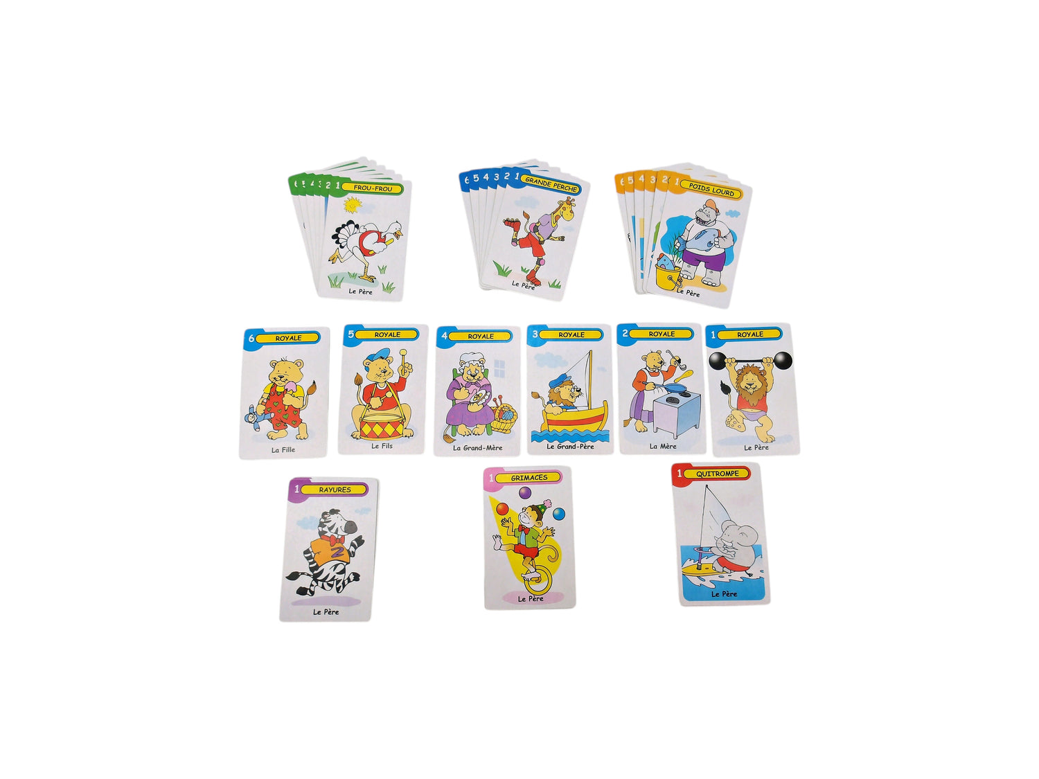 Jeu de 7 familles - Animaux sauvages