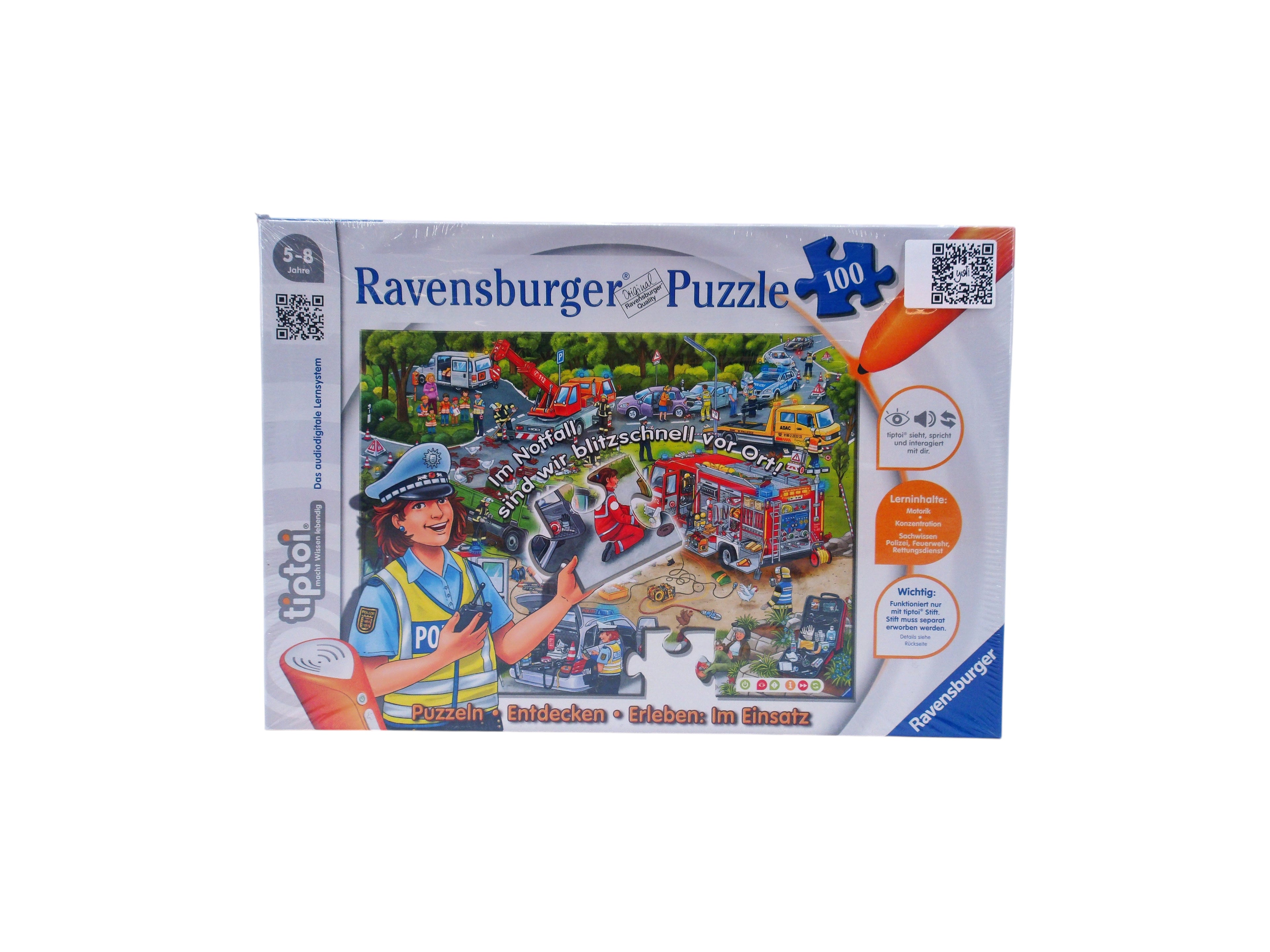 Puzzle - Tiptoi - Police -  100 pièces- Édition 2013