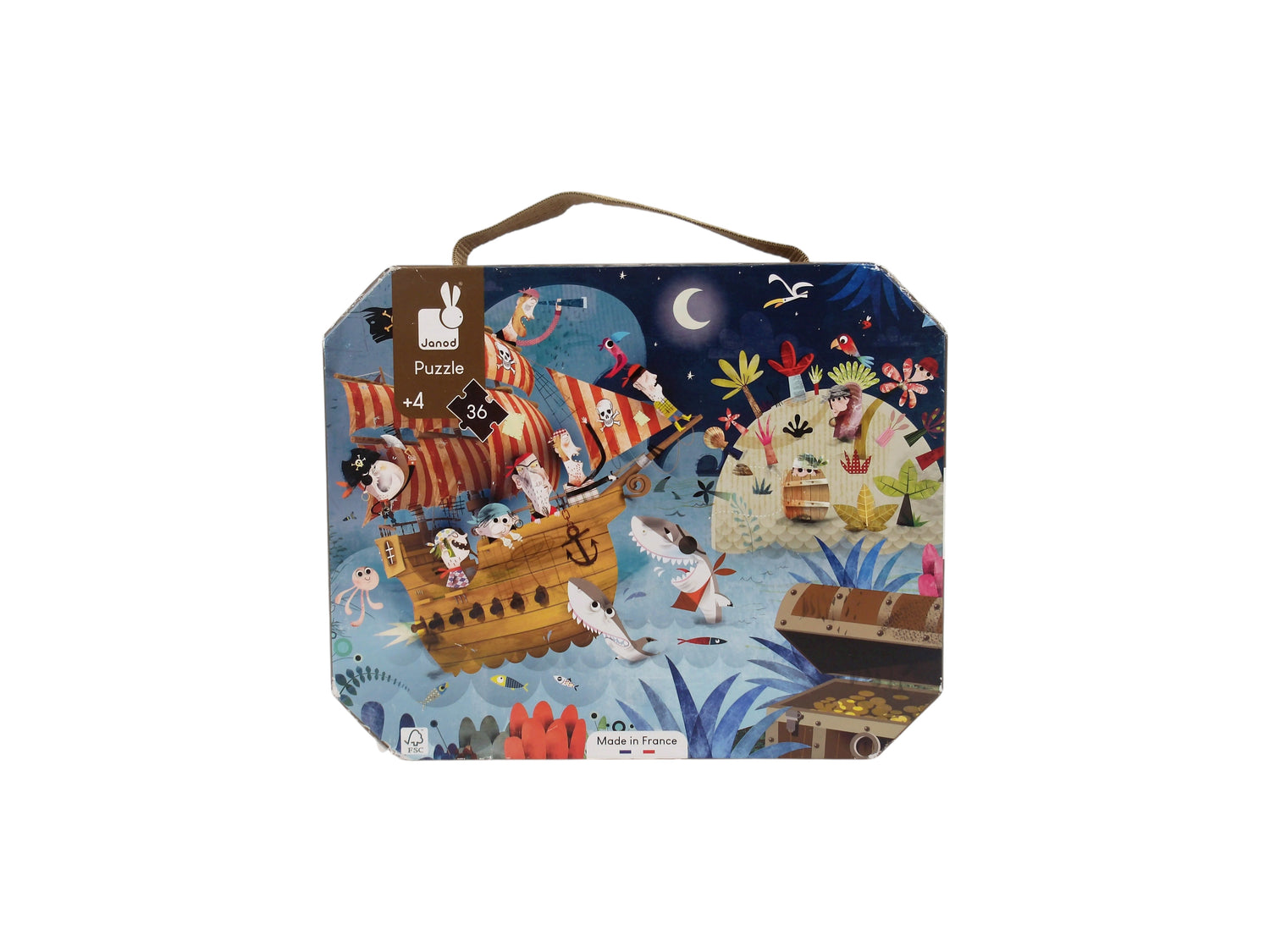 Puzzle valisette - La chasse au trésor - 36 pièces