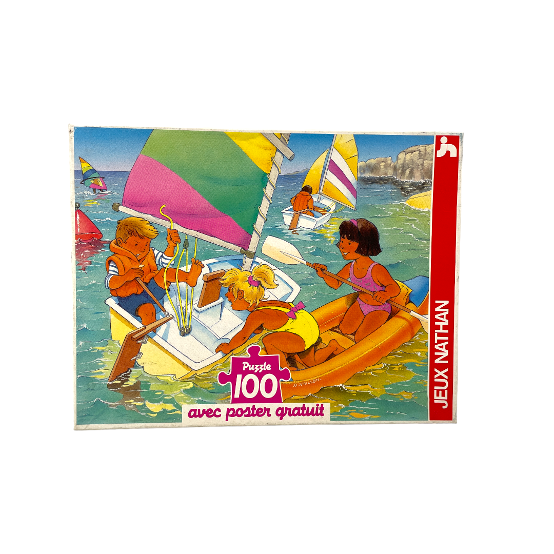 Puzzle - Vacances à la mer  - 100 pièces- Édition 1993