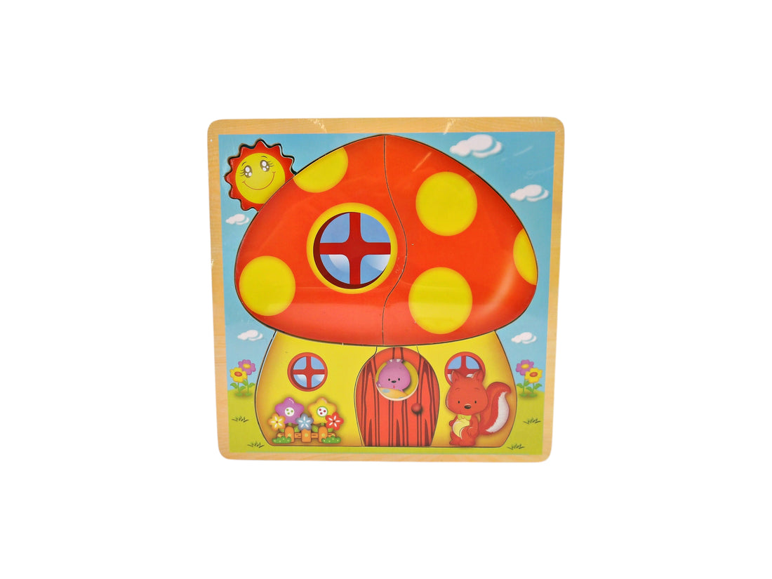 Puzzle à étages - La maison champignon - 6 pièces