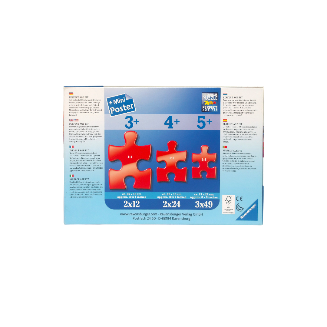 Puzzle - Frozen - Vers des contrées glacées 2x24 pièces