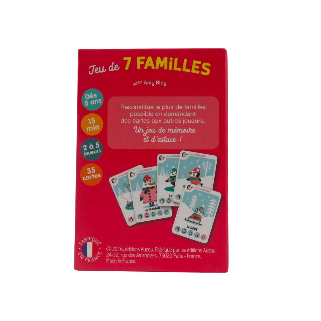 Jeu de 7 familles - Animaux- Édition 2016
