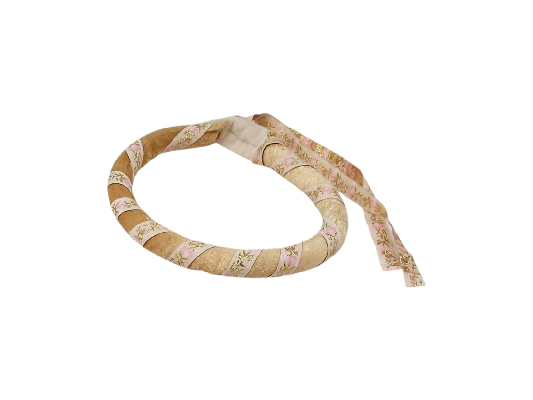 Déguisement - Coiffe médiévale Isabella - Dorée 