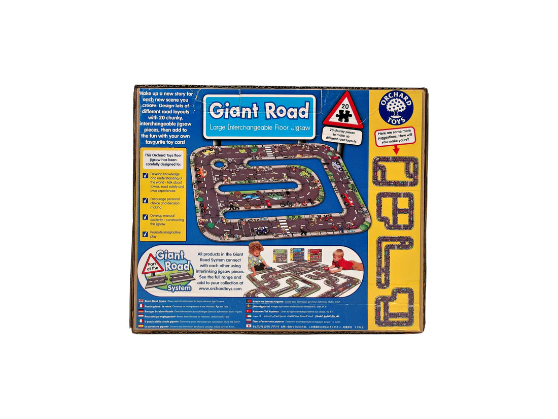 Giant road - Puzzle géant route
