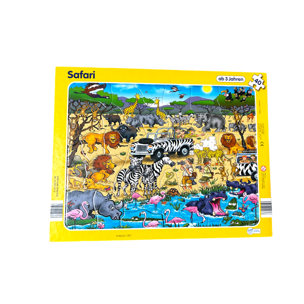 Puzzle cadre - Safari - 40 pièces