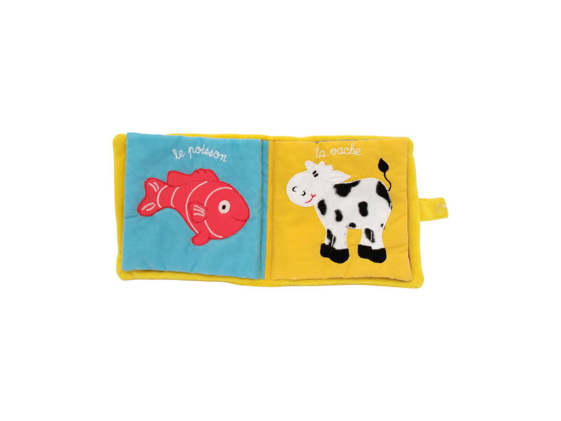 Livre tissu - Mes animaux tout doux 