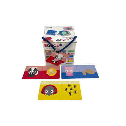 Educa puzzle - Qui mange quoi ?