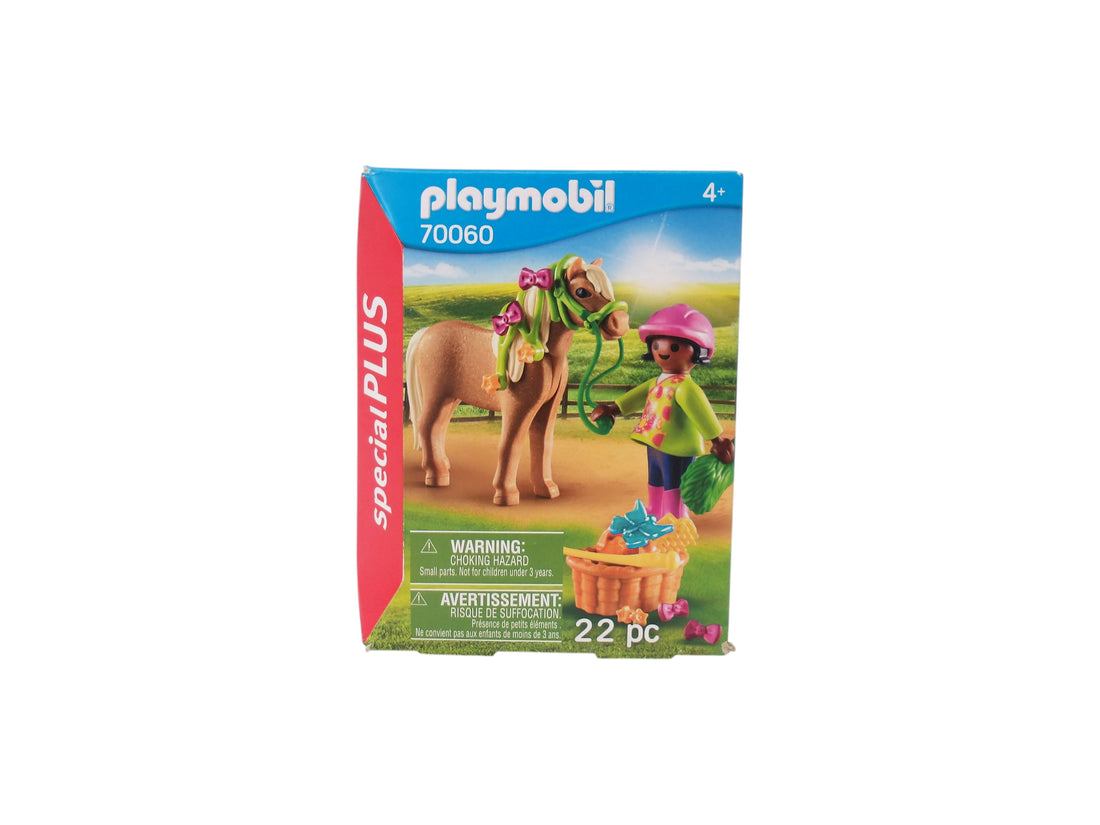 Playmobil Spécial Plus - Cavalière avec poney - Set 70060