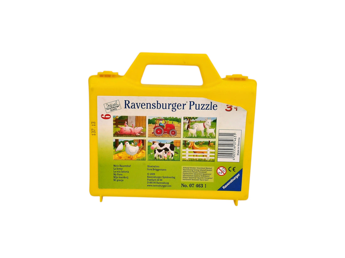 Mallette - Puzzle cubes  - La Ferme - x6 pièces
