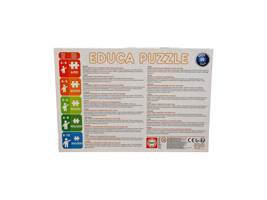 Puzzles progressifs animaux sauvages
