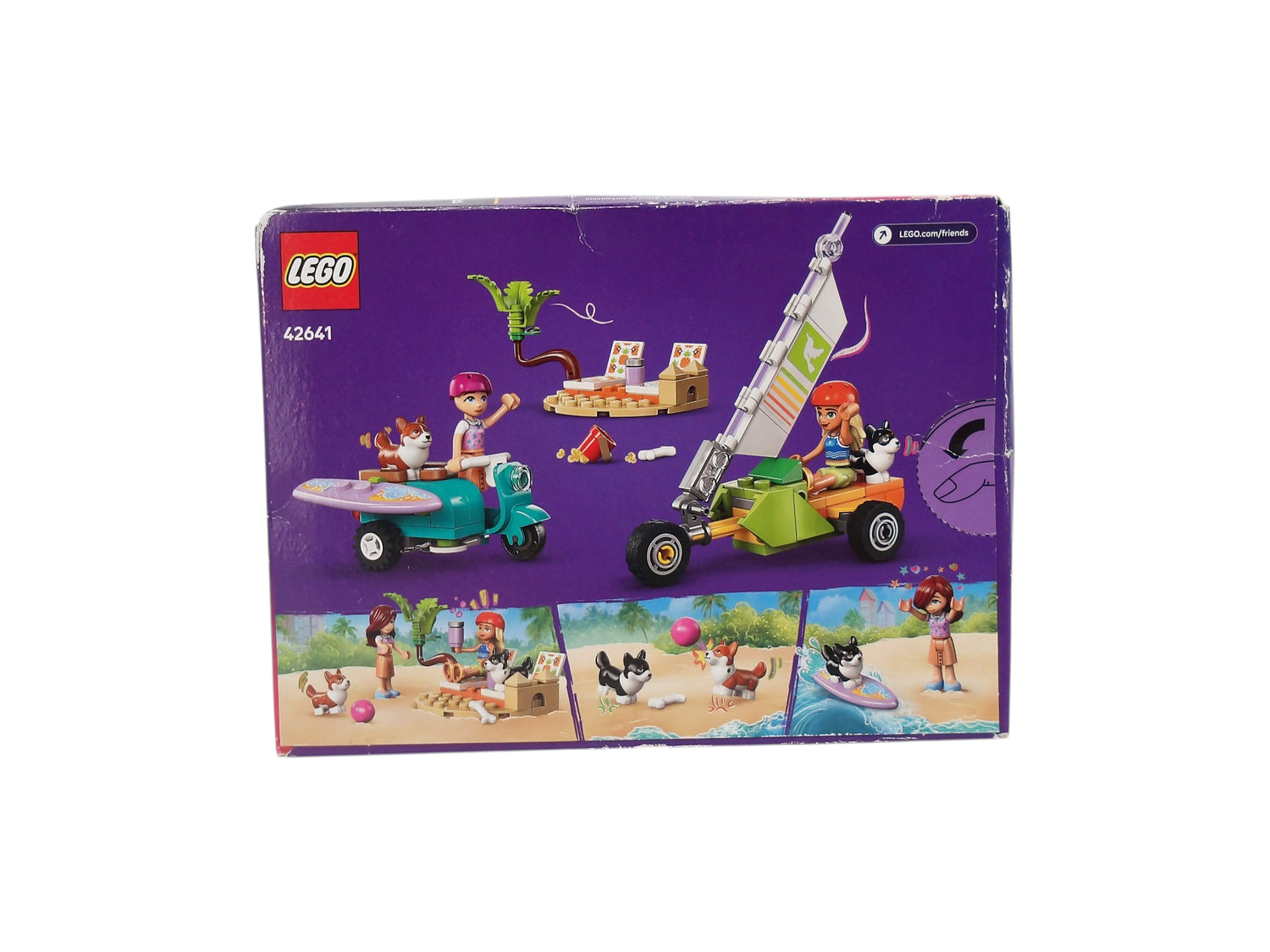 LEGO - Friends - Chiens surfeurs et aventures en scooter - 42641