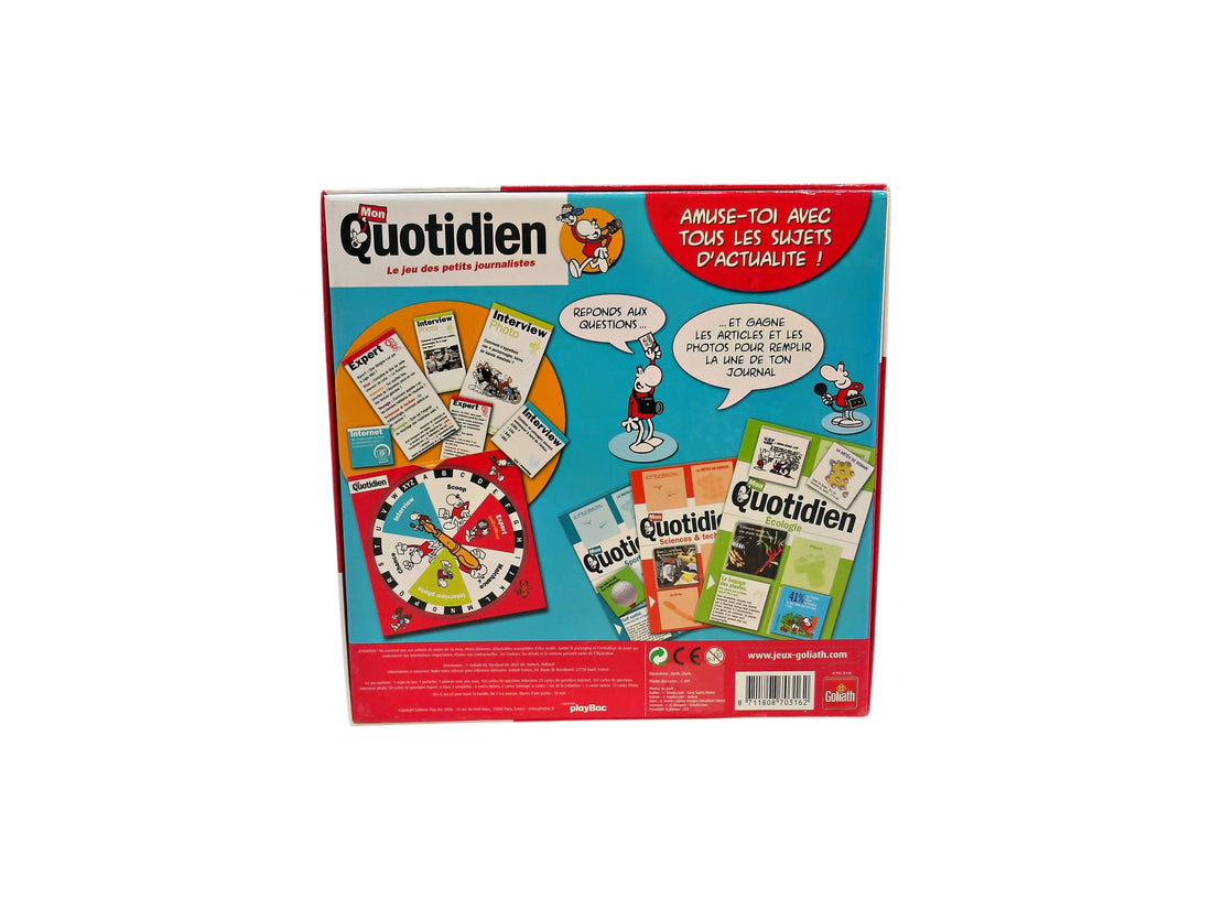 Mon quotidien le jeu des petits journalistes