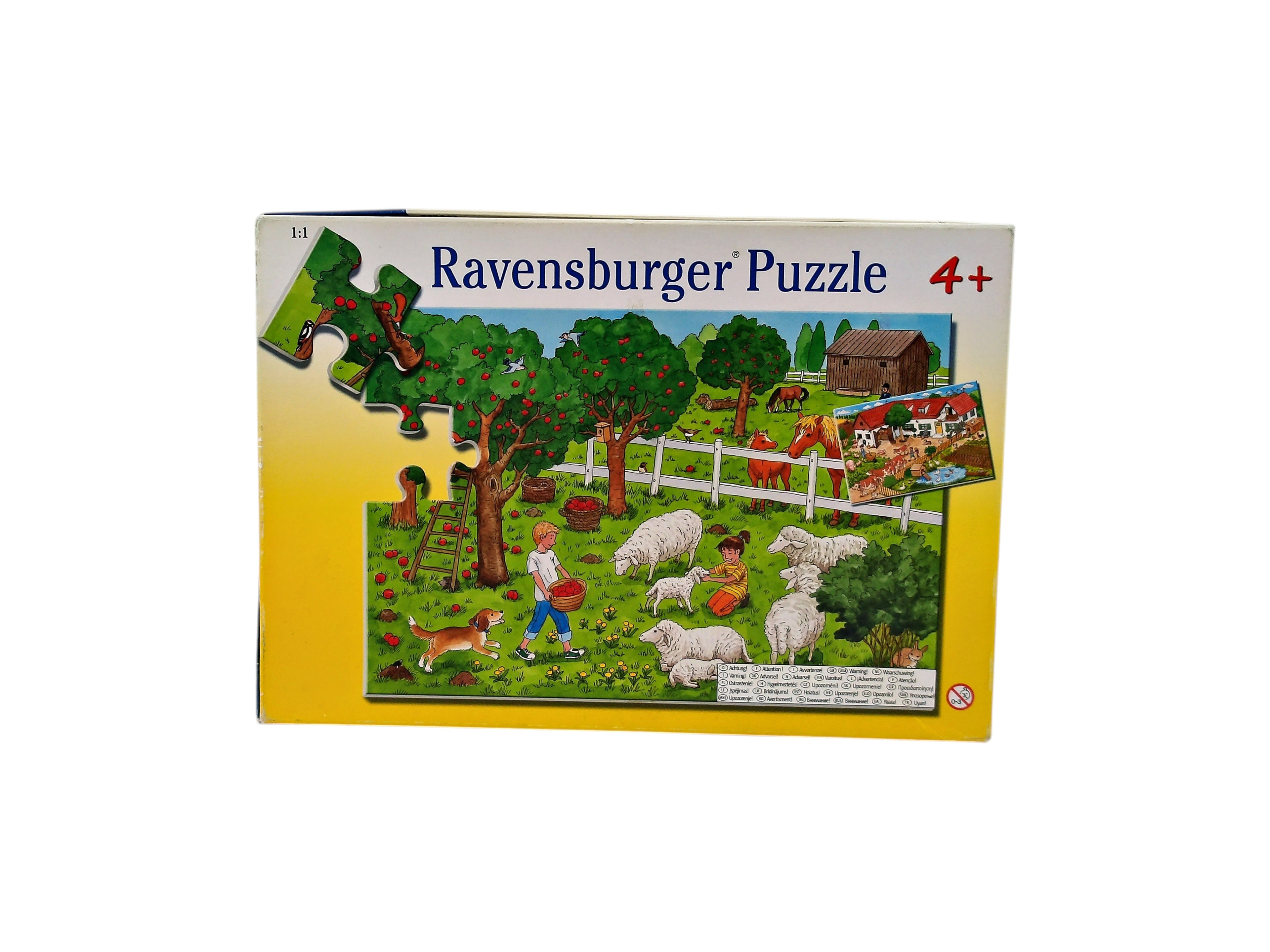  Puzzle - Un jour à la ferme - 2 x 20 pièces- Édition 2010
