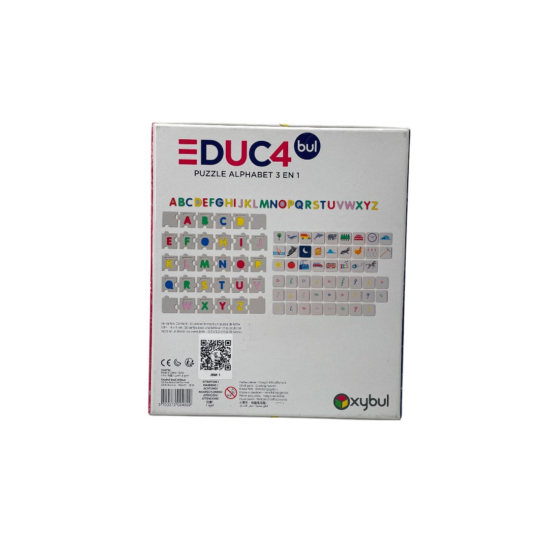 Educabul - Puzzle Alphabet 3 en 1