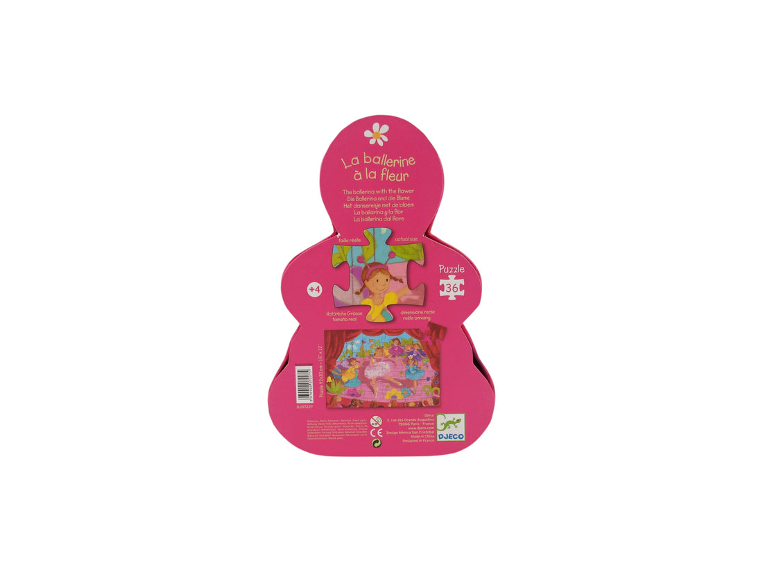 Puzzle - La ballerine à la fleur - 36 pièces