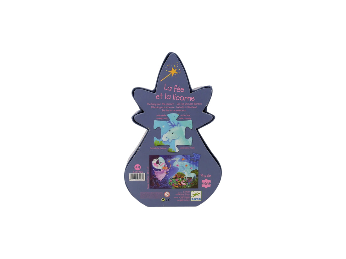 Puzzle - La fée et la licorne - 36 pièces