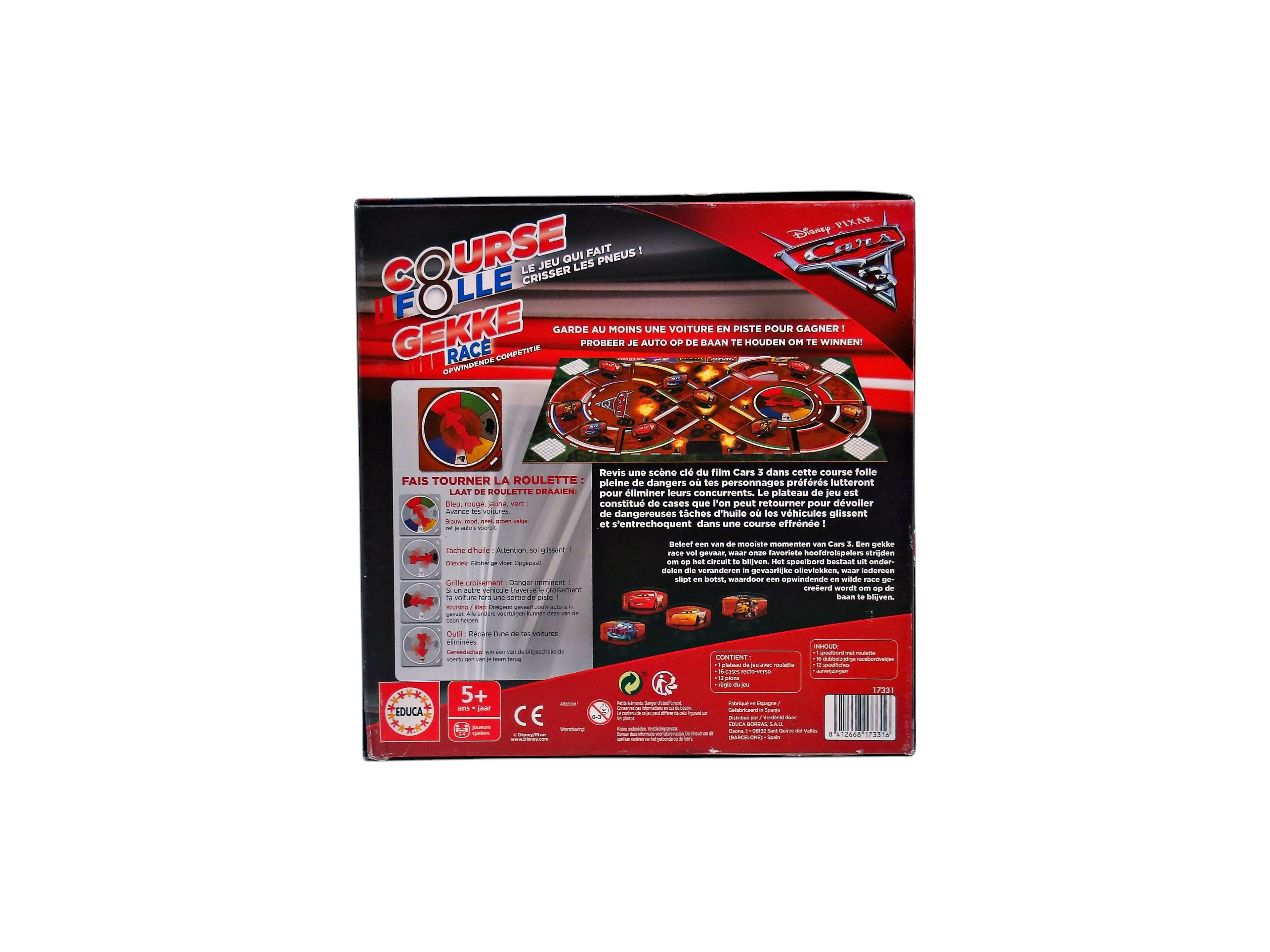 Cars 3 - Jeu Crazy 8 La Course Folle