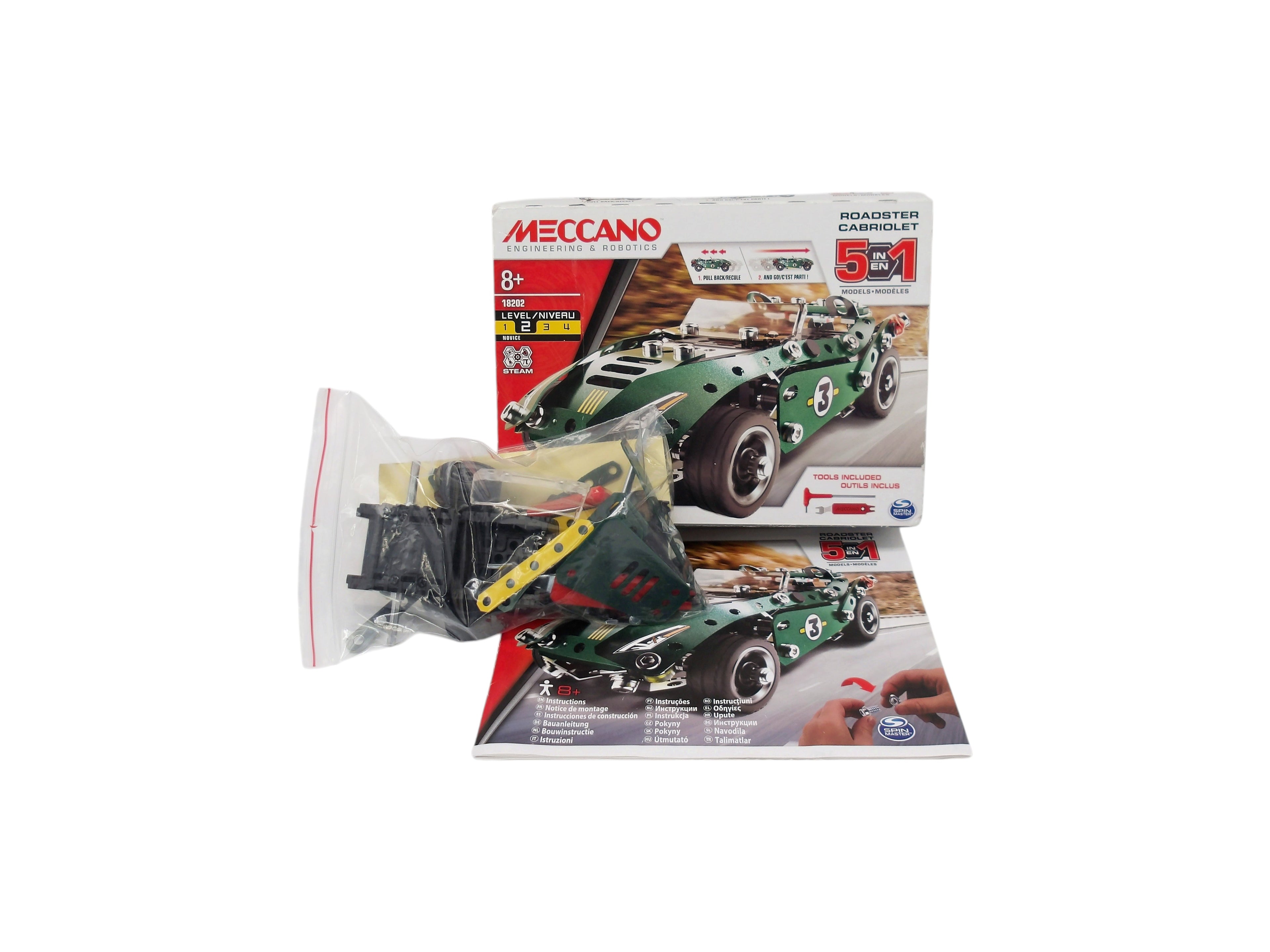 Meccano - Roadster Cabriolet 5 en 1 