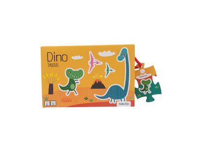 Puzzles évolutifs - Dino x 3