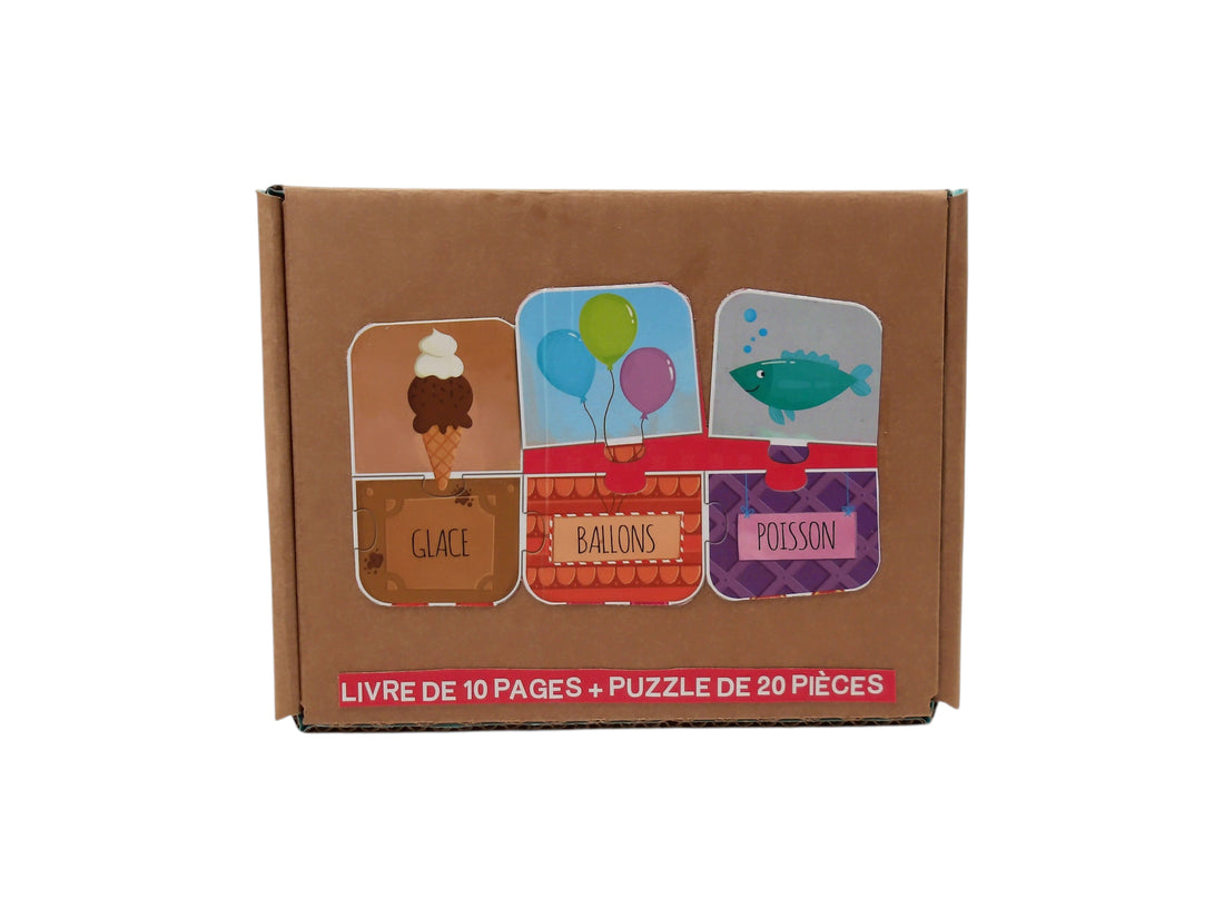 Puzzle et livres - Apprends tes premiers mots