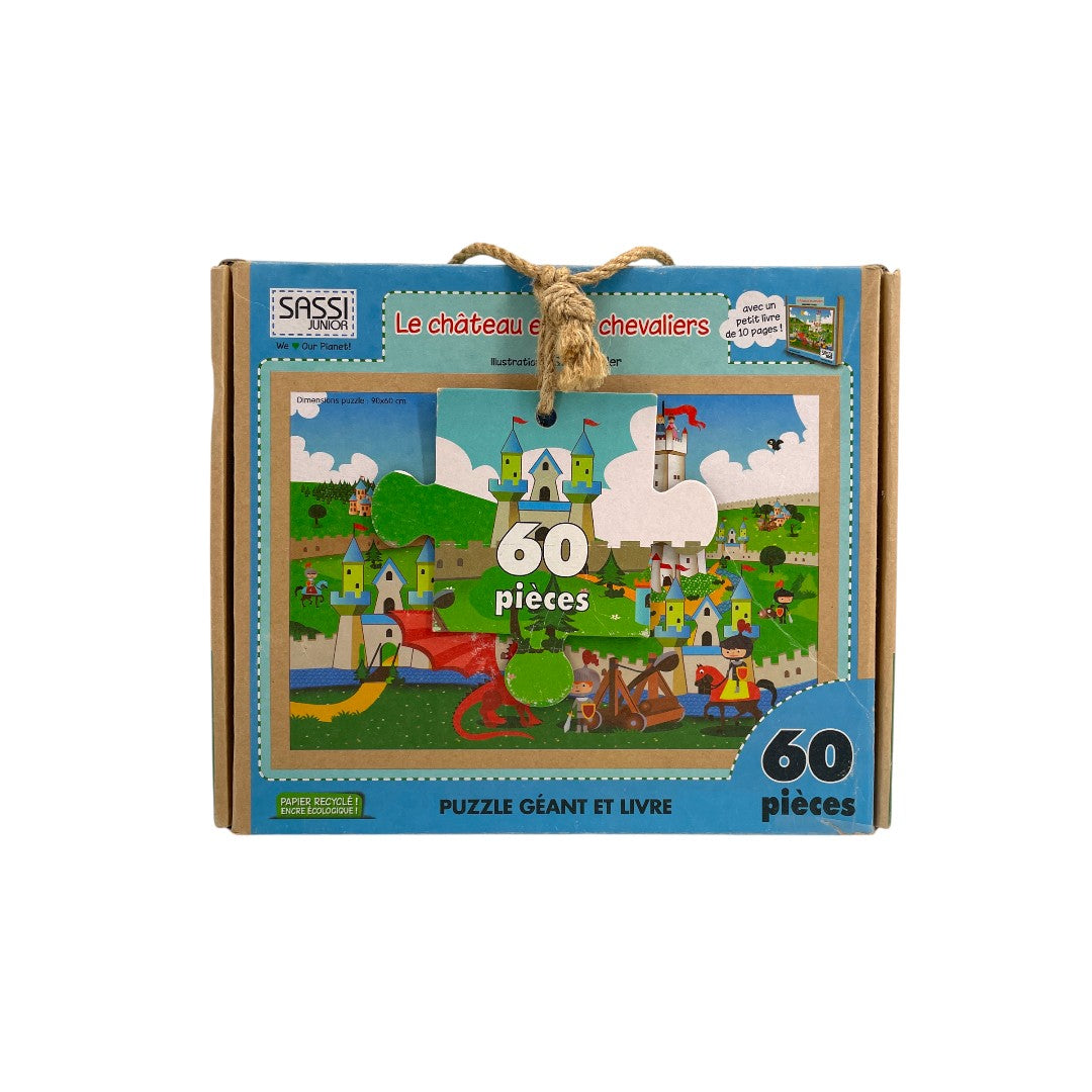 Puzzle géant - Le château et les chevaliers - 60 pièces