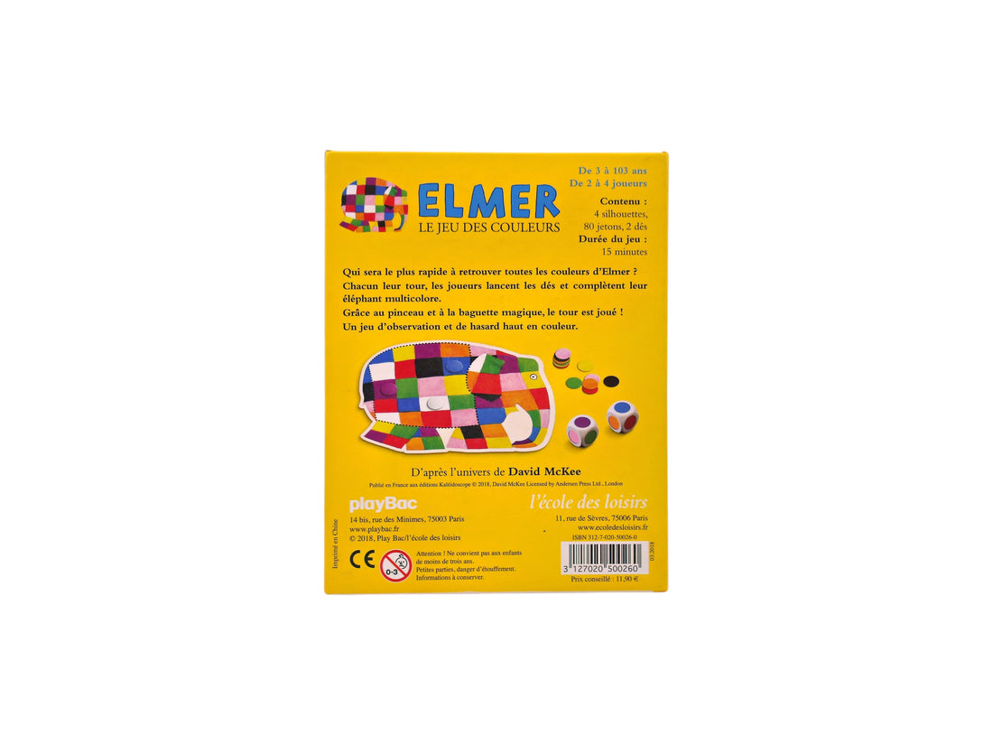 Elmer - Le jeu des couleurs- Édition 2018