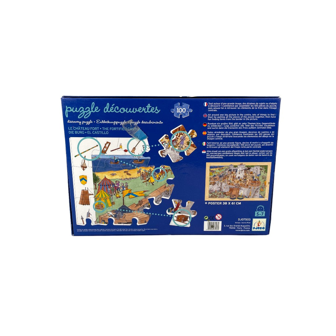 Puzzle découvertes - Le château fort - 100 pièces 