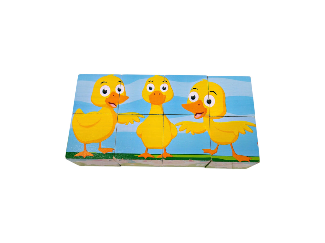 Puzzle - A la Ferme - Cubes