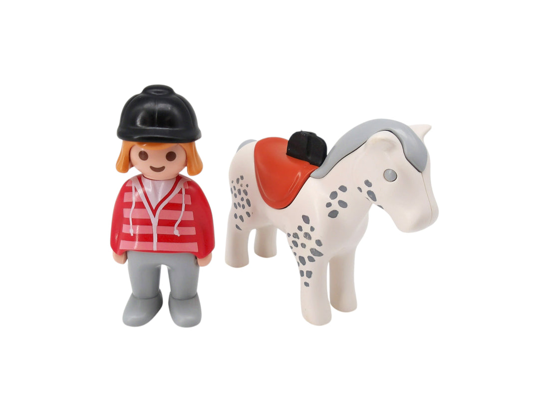 Playmobil 1.2.3 - Cavalière et cheval