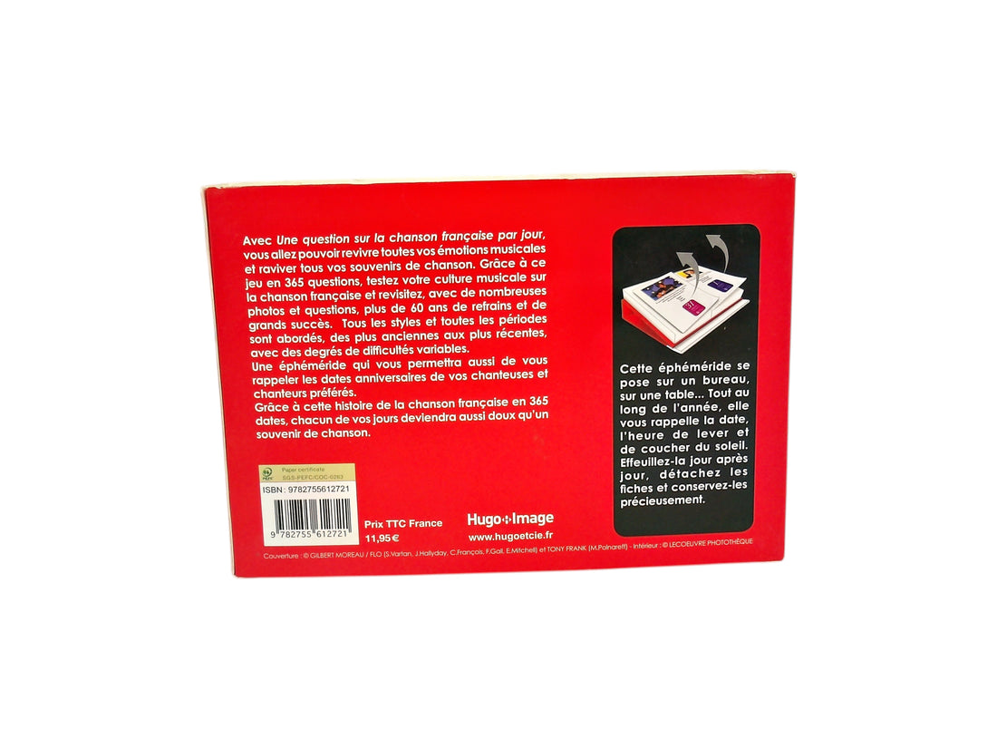Une question sur la chanson française par jour